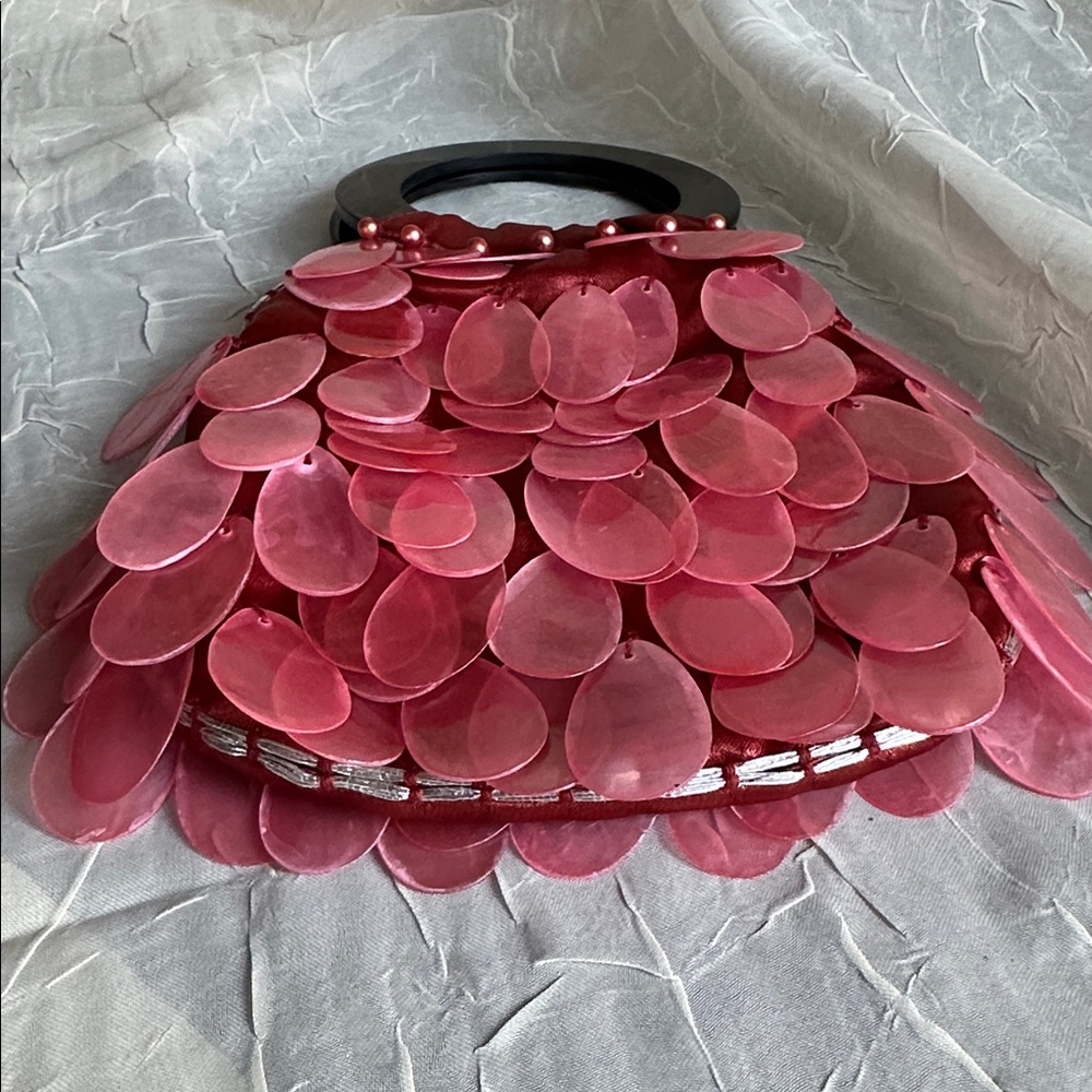 Genuine Capiz Shells mini purse bag - Picture 8 of 11